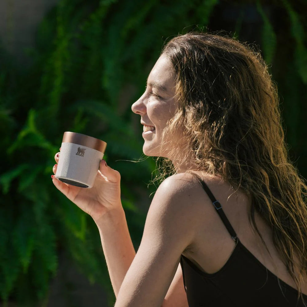 Copo Prismático Baixo Ash Bronze | 201ML