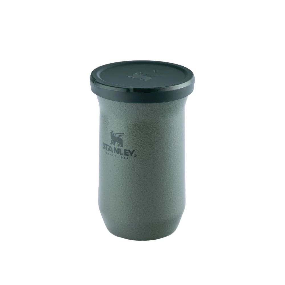 Cuia Térmica com tampa terere Hammertone Green | 200ML