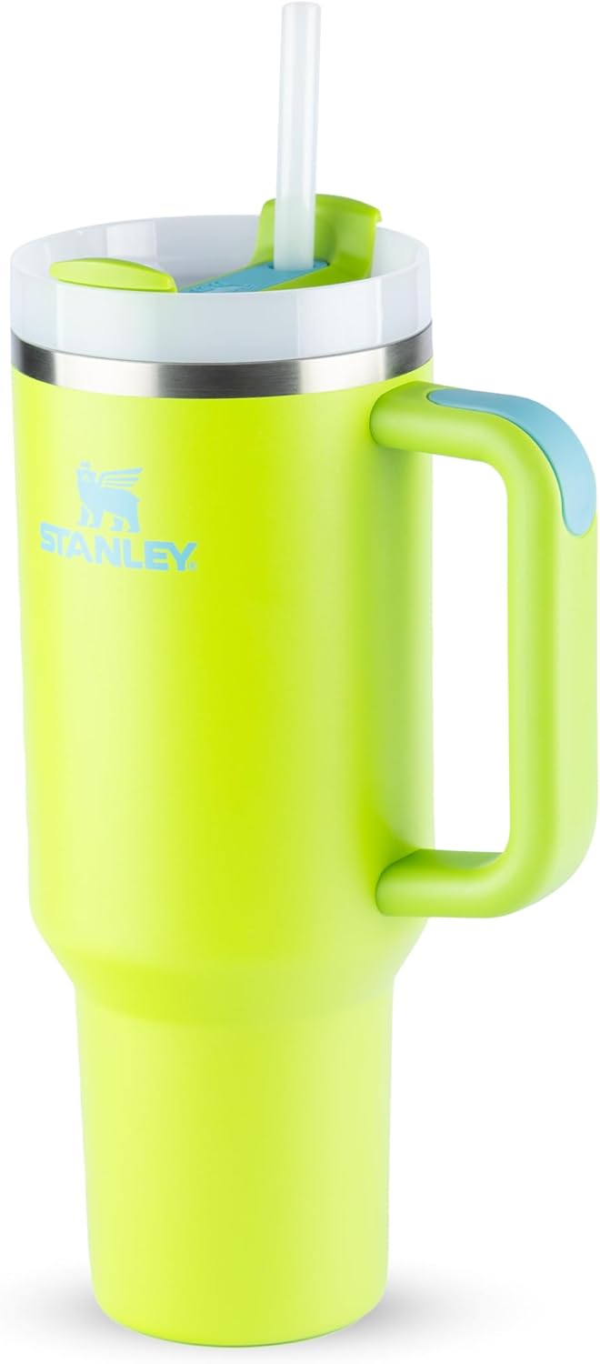 Copo Térmico The Adventure Quencher Stanley Heat Wave Bright Lime | 1,18L