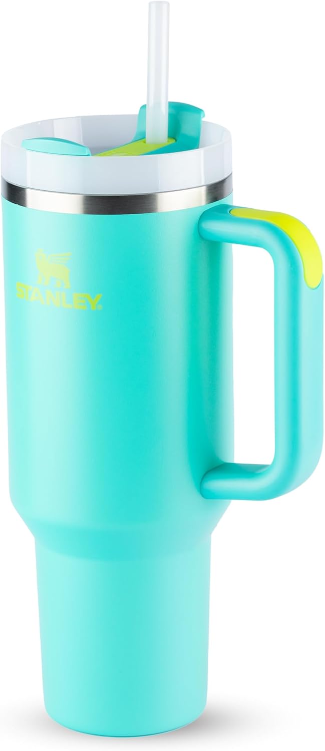 Copo Térmico The Adventure Quencher Stanley Heat Wave Tropical Teal | 1,18L