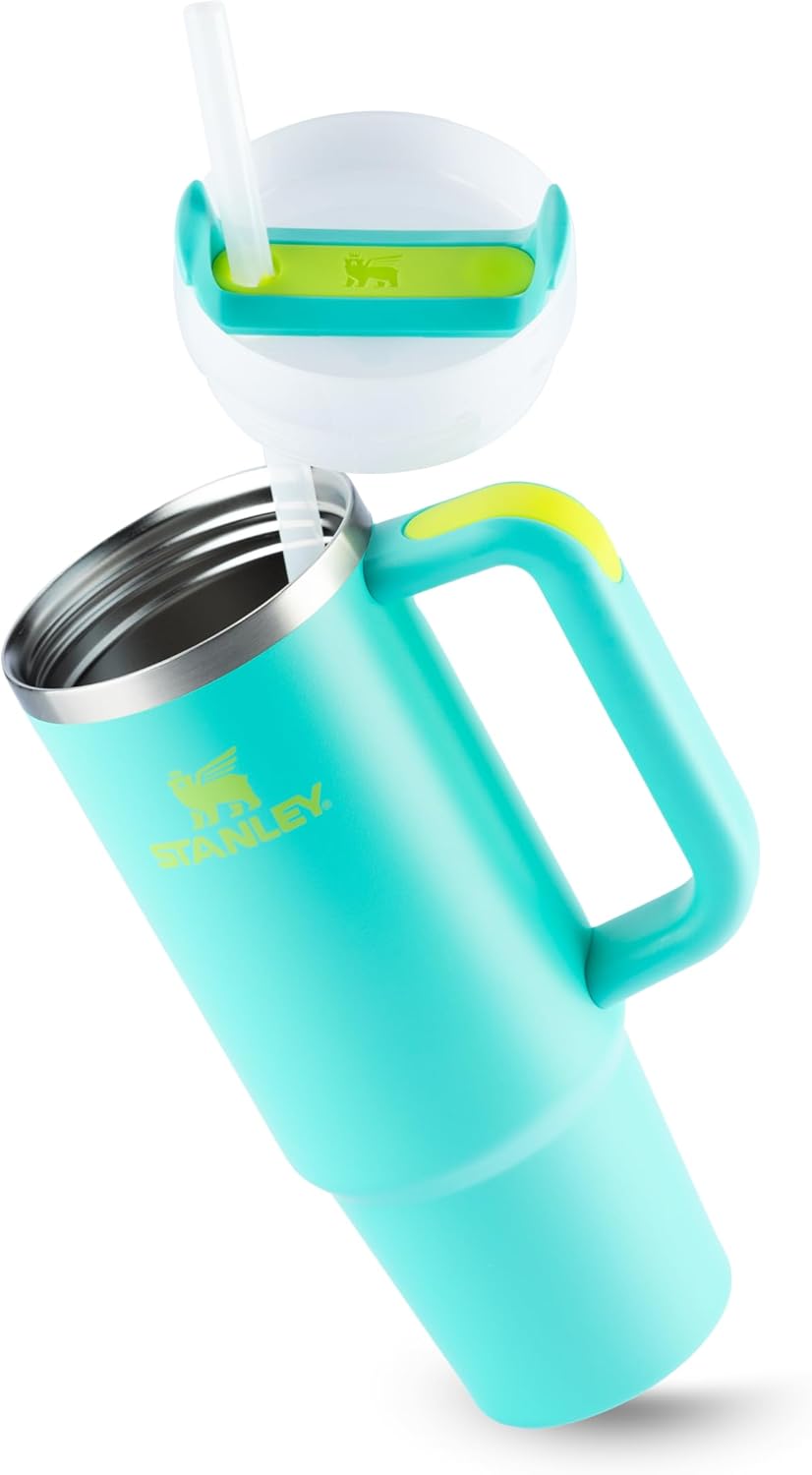 Copo Térmico The Adventure Quencher Stanley Heat Wave Tropical Teal | 1,18L