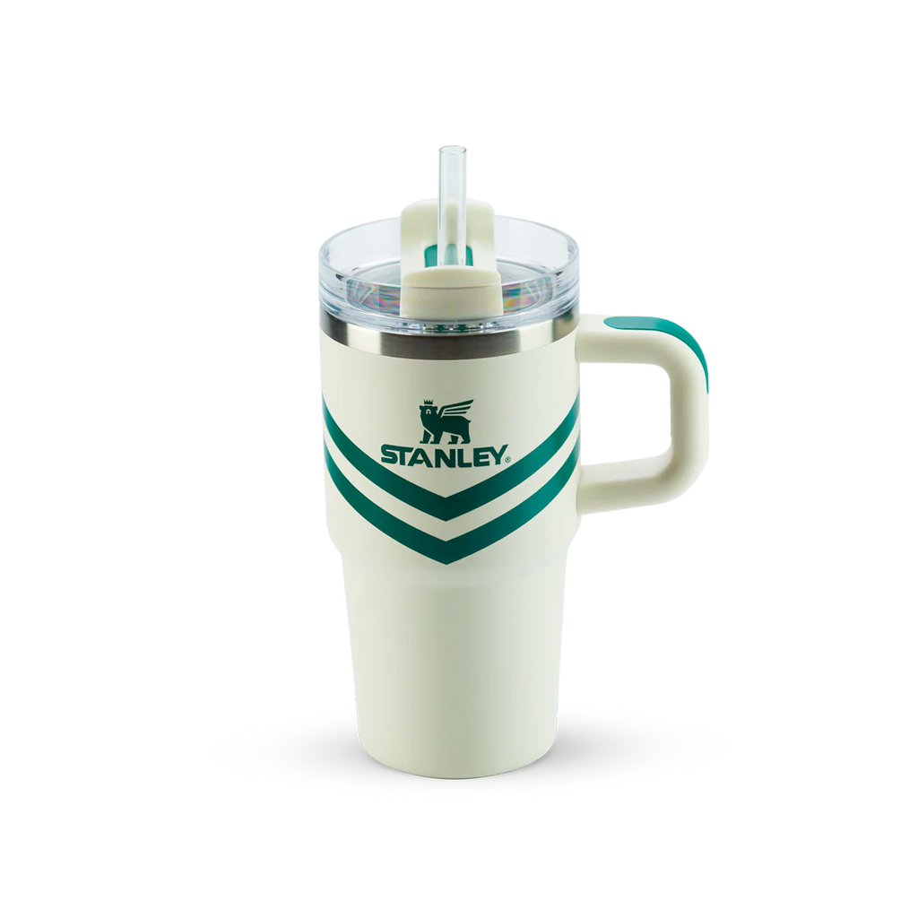 COPO QUENCHER COM ALÇA CREAM CHEVRON STANLEY | 591ML