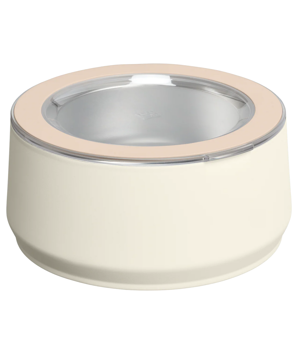 Bebedouro e Comedouro Pet Bowl Cream | 1.4L
